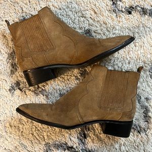 Marc Fisher Yale Ankle Boots - Suede